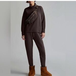 Varley Dark Brown Track Pants